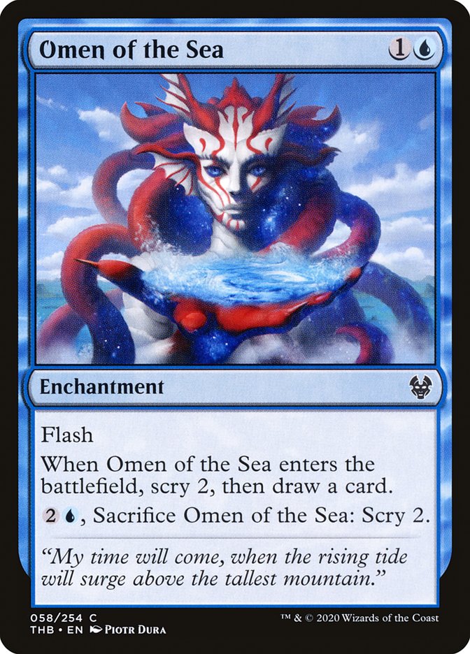 Omen of the Sea [Theros Beyond Death] - Magic: The Gathering - Card Brawlers | Quebec | Canada |