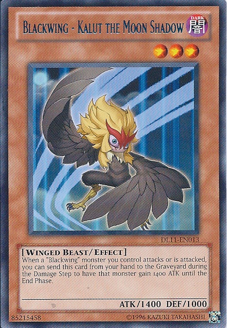 Blackwing - Kalut the Moon Shadow (Blue) [DL11-EN013] Rare - Yu-Gi-Oh! - Card Brawlers | Quebec | Canada |