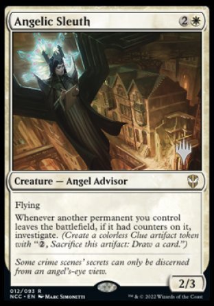 Angelic Sleuth (Promo Pack) [Streets of New Capenna Commander Promos] - Magic: The Gathering - Card Brawlers | Quebec | Canada |
