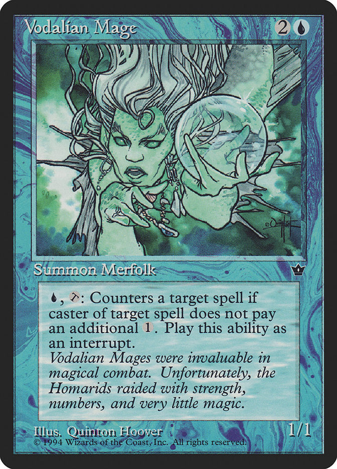 Vodalian Mage (Quinton Hoover) [Fallen Empires] - Magic: The Gathering - Card Brawlers | Quebec | Canada |