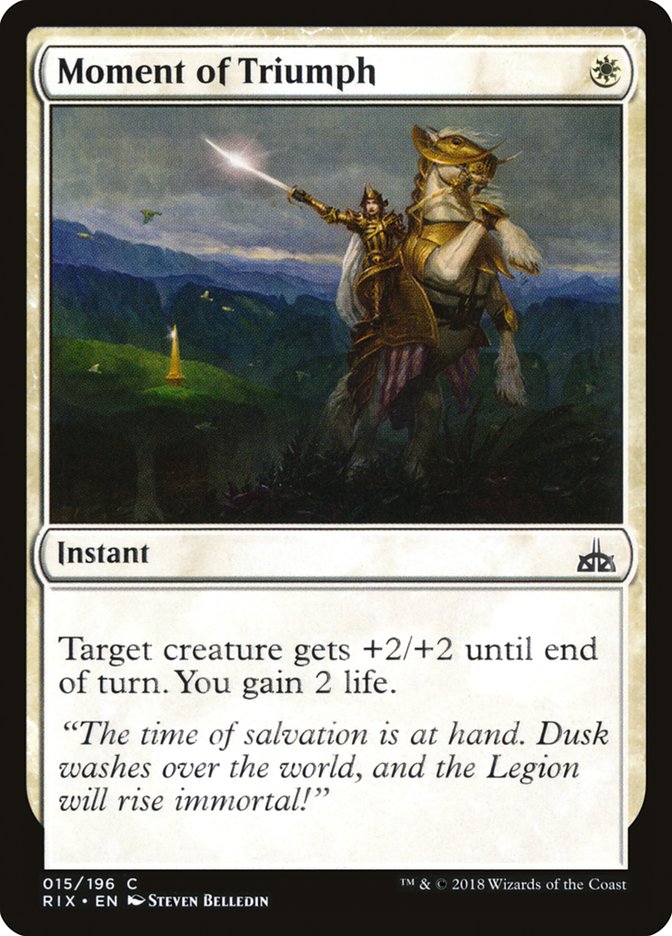 Moment of Triumph [Rivals of Ixalan] - Magic: The Gathering - Card Brawlers | Quebec | Canada |