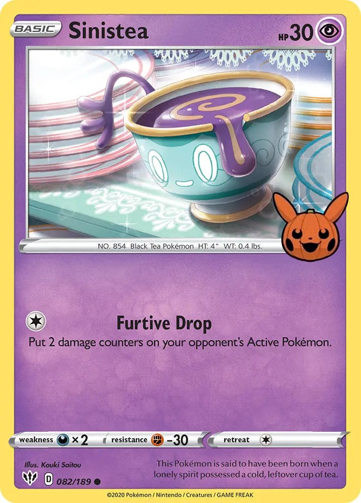 Sinistea (082/189) [Trick or Trade] - Pokémon - Card Brawlers | Quebec | Canada |