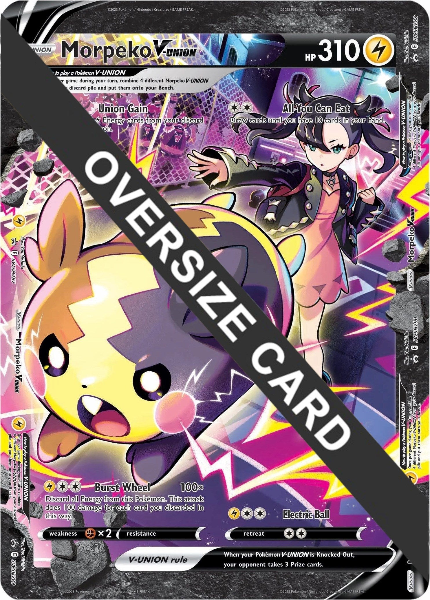 Morpeko V-UNION (SWSH287-290) (Jumbo Card) [Sword & Shield: Black Star Promos] - Pokémon - Card Brawlers | Quebec | Canada |