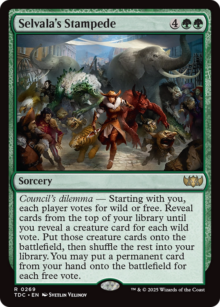 Selvala's Stampede [Tarkir: Dragonstorm Commander] - Magic: The Gathering - Card Brawlers | Quebec | Canada |