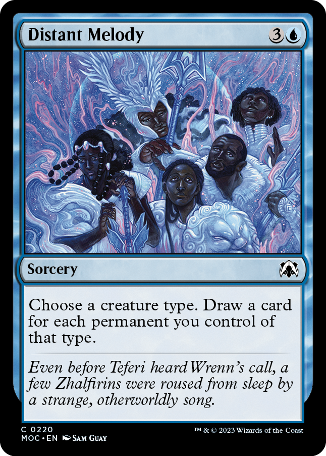 Distant Melody [March of the Machine Commander] - Magic: The Gathering - Card Brawlers | Quebec | Canada |