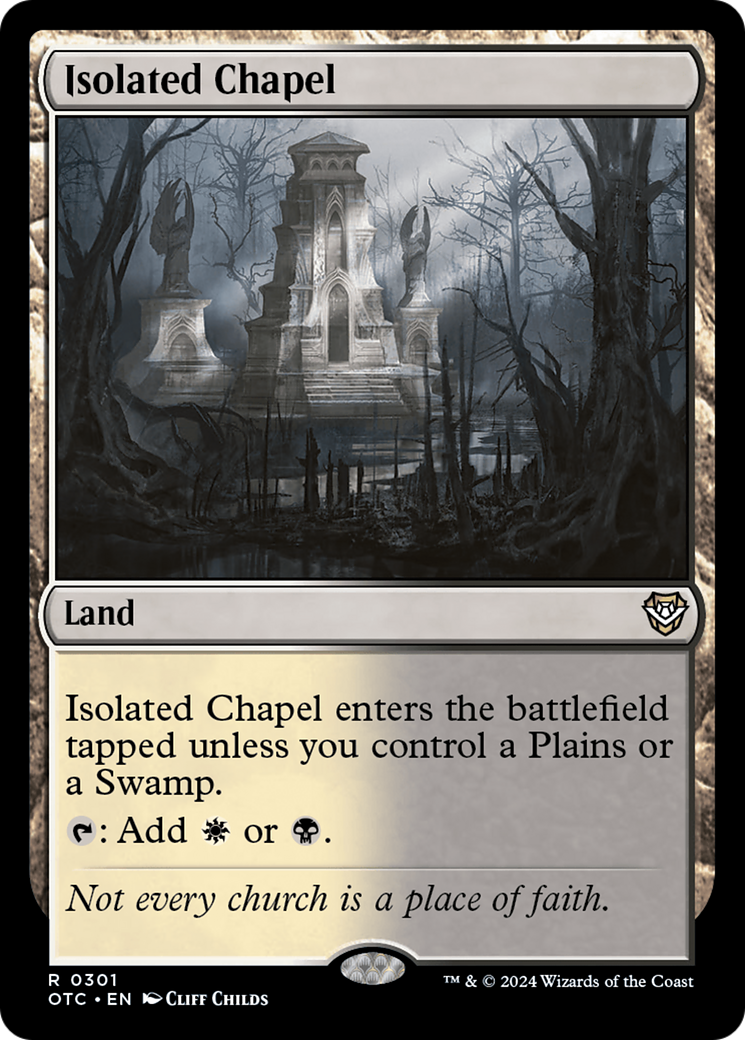 Isolated Chapel [Outlaws of Thunder Junction Commander] - Magic: The Gathering - Card Brawlers | Quebec | Canada |