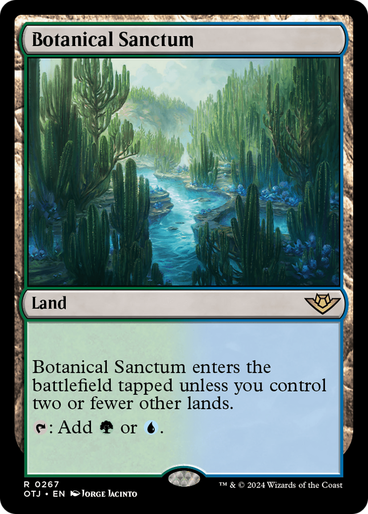 Botanical Sanctum [Outlaws of Thunder Junction] - Magic: The Gathering - Card Brawlers | Quebec | Canada |