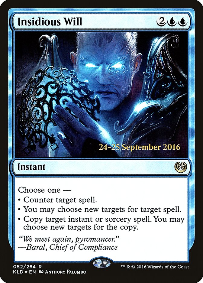 Insidious Will [Kaladesh Prerelease Promos] - Magic: The Gathering - Card Brawlers | Quebec | Canada |