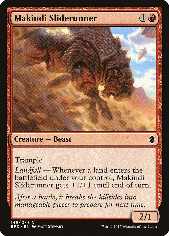Makindi Sliderunner [Battle for Zendikar] - Magic: The Gathering - Card Brawlers | Quebec | Canada |