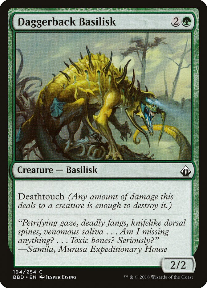 Daggerback Basilisk [Battlebond] - Magic: The Gathering - Card Brawlers | Quebec | Canada |