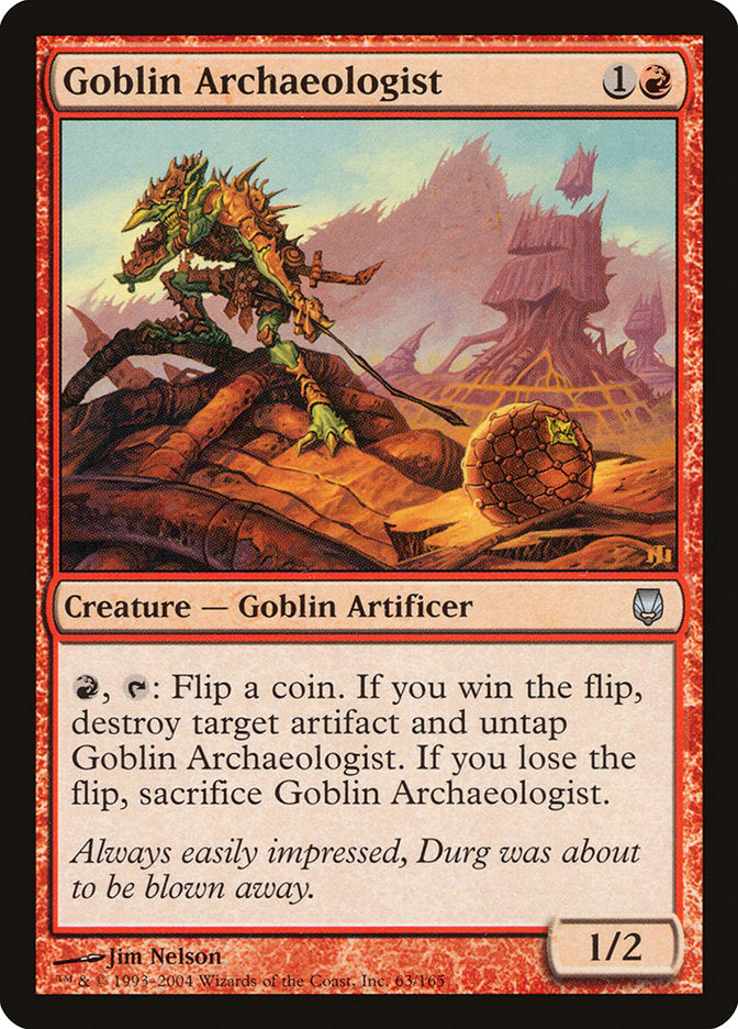 Goblin Archaeologist [Darksteel] - Magic: The Gathering - Card Brawlers | Quebec | Canada |