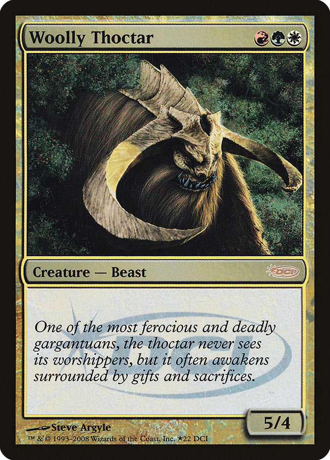 Woolly Thoctar [Wizards Play Network 2008] - Magic: The Gathering - Card Brawlers | Quebec | Canada |