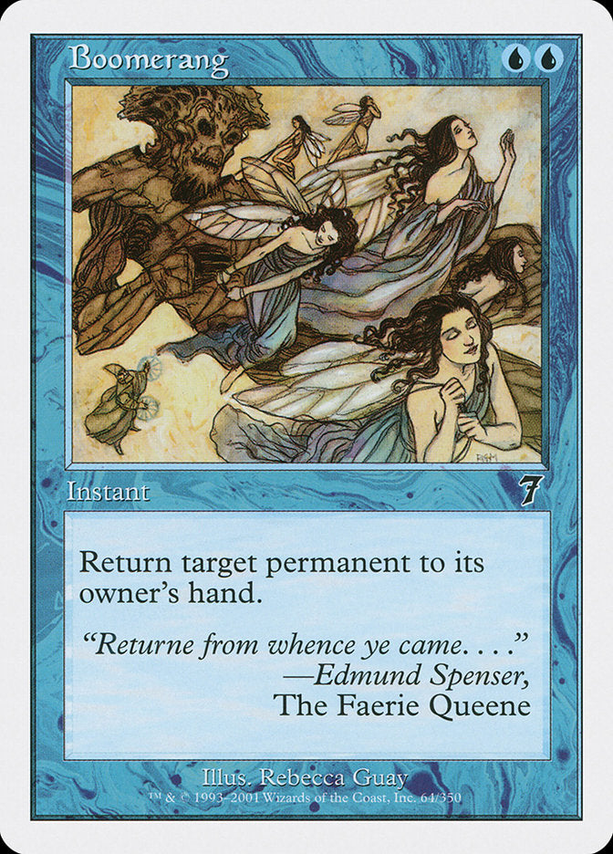 Boomerang [Seventh Edition] - Magic: The Gathering - Card Brawlers | Quebec | Canada |