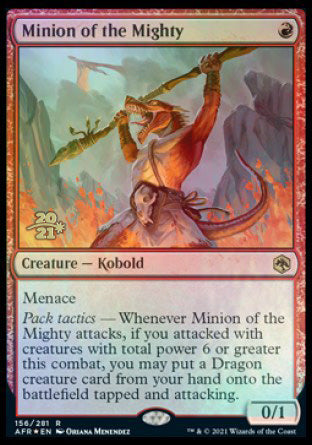 Minion of the Mighty [Dungeons & Dragons: Adventures in the Forgotten Realms Prerelease Promos] - Magic: The Gathering - Card Brawlers | Quebec | Canada |