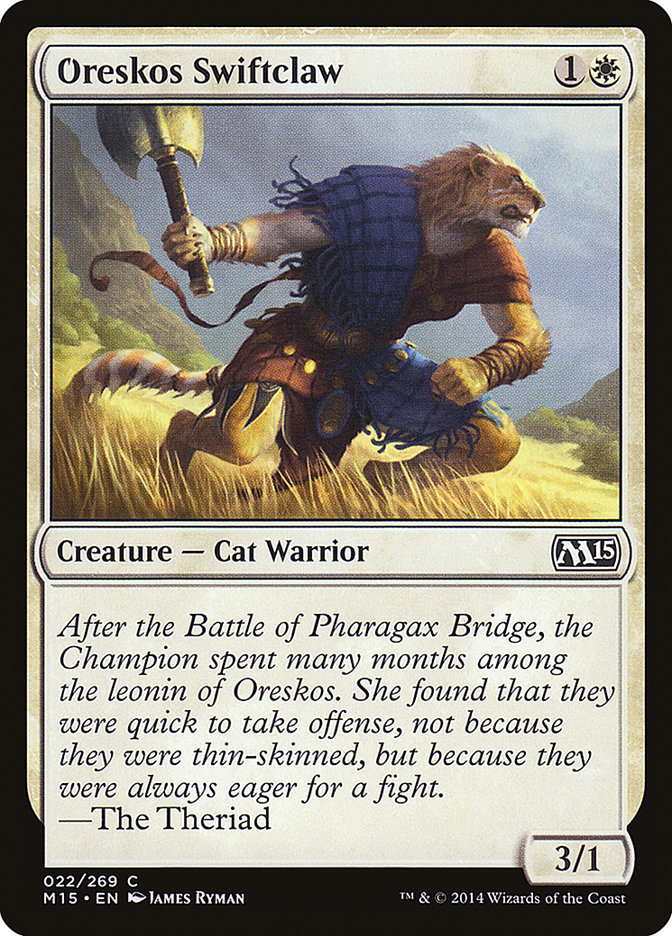 Oreskos Swiftclaw [Magic 2015] - Magic: The Gathering - Card Brawlers | Quebec | Canada |