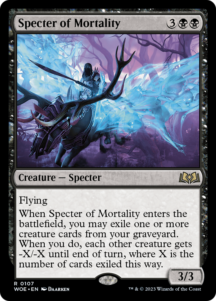 Specter of Mortality [Wilds of Eldraine] - Magic: The Gathering - Card Brawlers | Quebec | Canada |