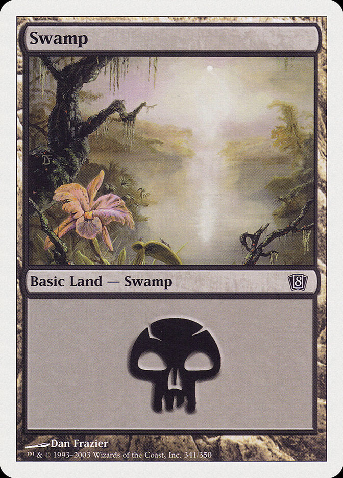 Swamp (341) [Eighth Edition] - Magic: The Gathering - Card Brawlers | Quebec | Canada |