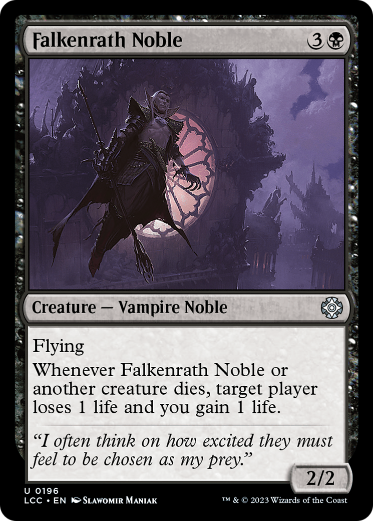 Falkenrath Noble [The Lost Caverns of Ixalan Commander] - Magic: The Gathering - Card Brawlers | Quebec | Canada |