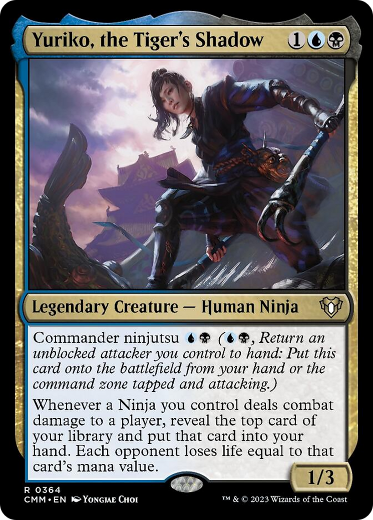 Yuriko, the Tiger's Shadow [Commander Masters] - Magic: The Gathering - Card Brawlers | Quebec | Canada |
