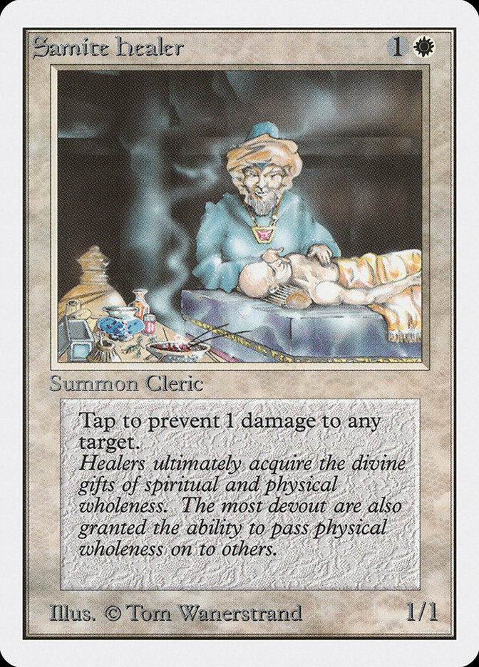 Samite Healer [Unlimited Edition] - Magic: The Gathering - Card Brawlers | Quebec | Canada |