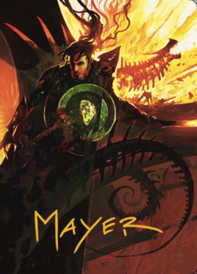 Mishra's Command Art Card (Gold-Stamped Signature) [The Brothers' War Art Series] - Magic: The Gathering - Card Brawlers | Quebec | Canada |