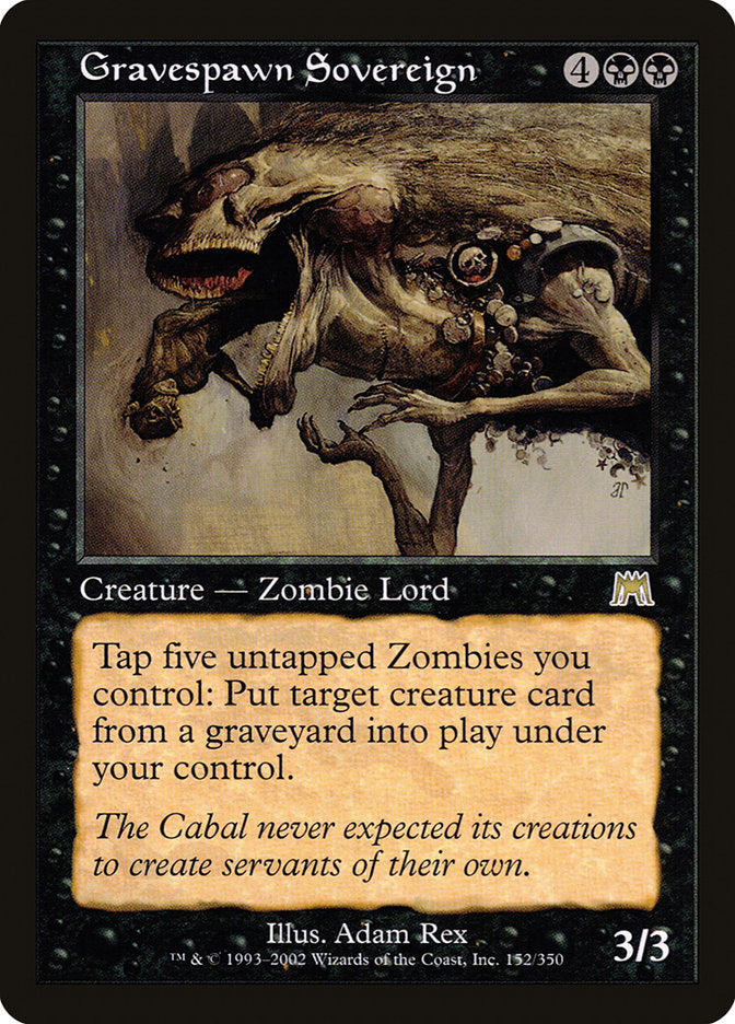 Gravespawn Sovereign [Onslaught] - Magic: The Gathering - Card Brawlers | Quebec | Canada |