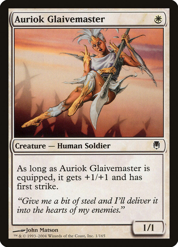 Auriok Glaivemaster [Darksteel] - Magic: The Gathering - Card Brawlers | Quebec | Canada |