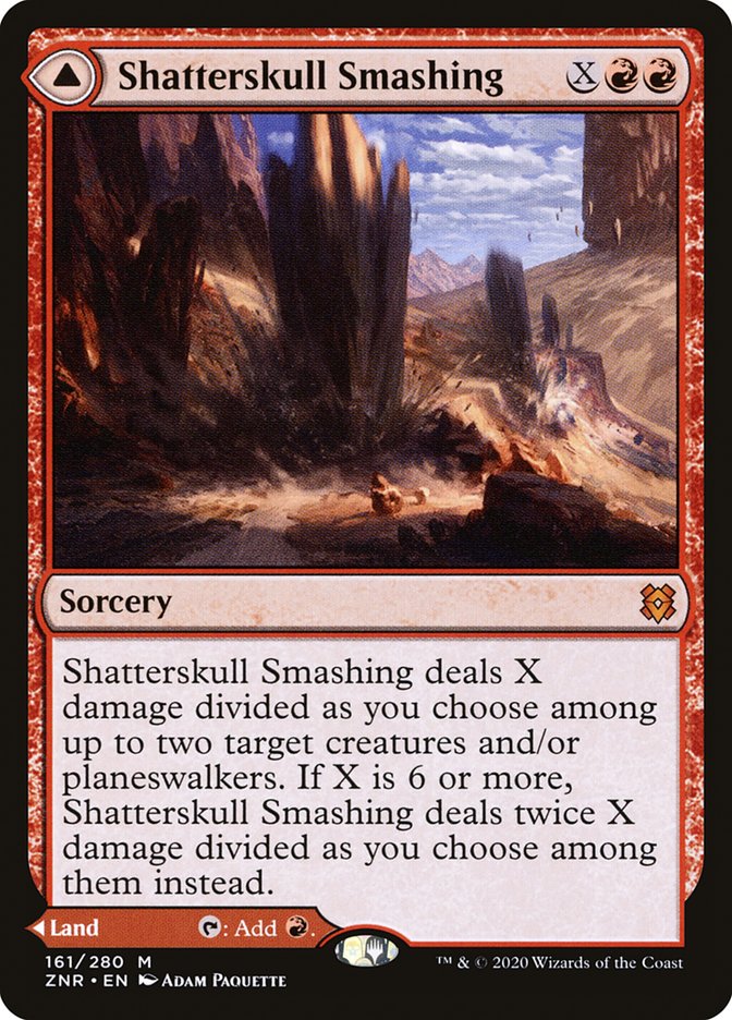 Shatterskull Smashing // Shatterskull, the Hammer Pass [Zendikar Rising] - Magic: The Gathering - Card Brawlers | Quebec | Canada |