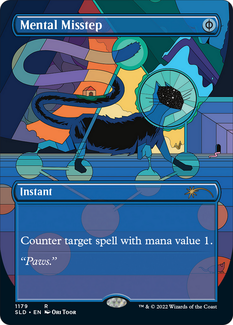 Mental Misstep (Borderless) [Secret Lair Drop Series] - Magic: The Gathering - Card Brawlers | Quebec | Canada |