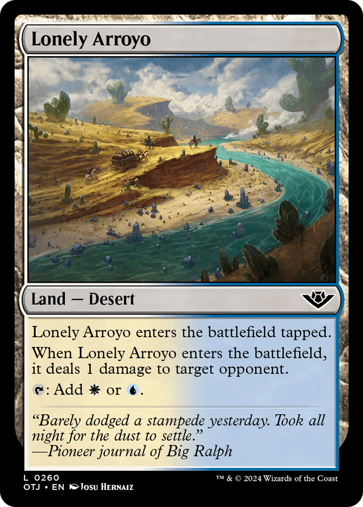 Lonely Arroyo [Outlaws of Thunder Junction] - Magic: The Gathering - Card Brawlers | Quebec | Canada |