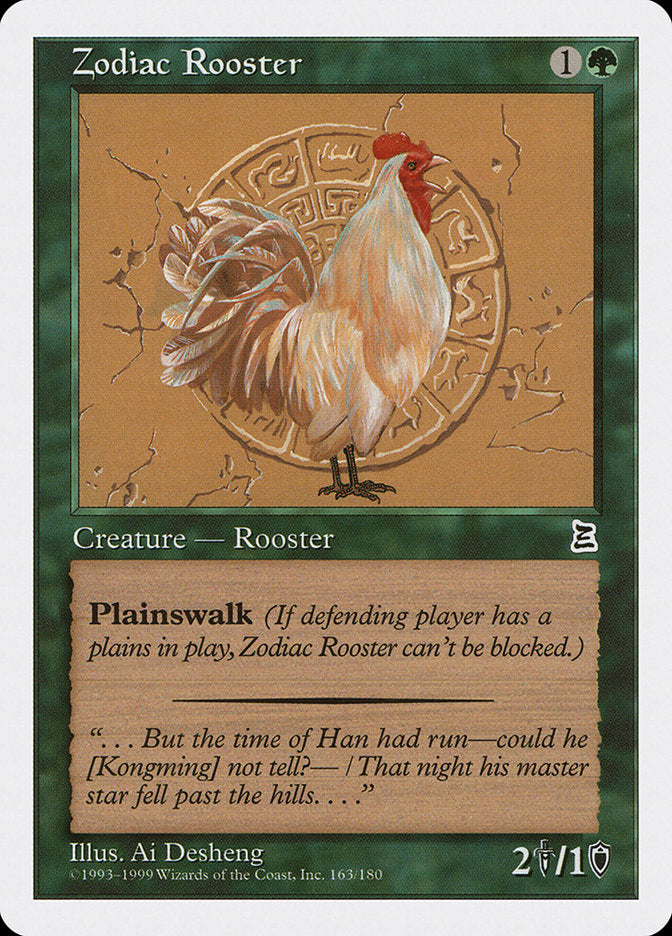 Zodiac Rooster [Portal Three Kingdoms] - Magic: The Gathering - Card Brawlers | Quebec | Canada |
