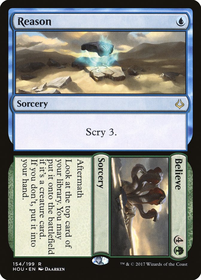 Reason // Believe [Hour of Devastation] - Magic: The Gathering - Card Brawlers | Quebec | Canada |