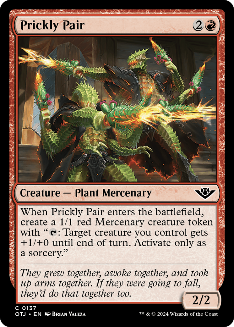 Prickly Pair [Outlaws of Thunder Junction] - Magic: The Gathering - Card Brawlers | Quebec | Canada |