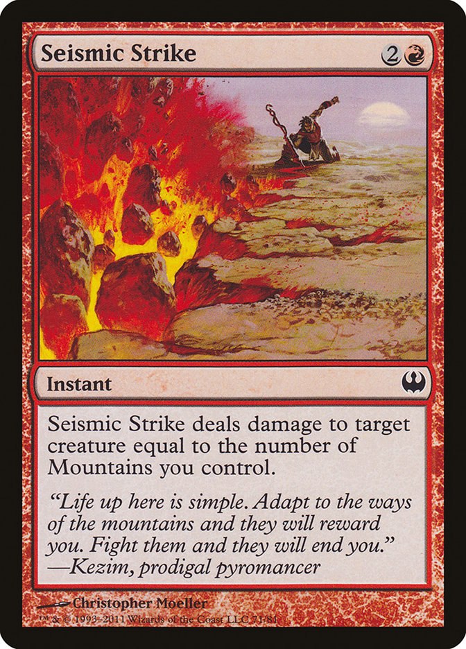 Seismic Strike [Duel Decks: Knights vs. Dragons] - Magic: The Gathering - Card Brawlers | Quebec | Canada |