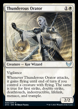 Thunderous Orator [Strixhaven: School of Mages] - Magic: The Gathering - Card Brawlers | Quebec | Canada |