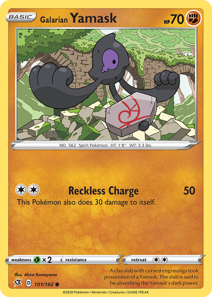 Galarian Yamask (101/192) [Sword & Shield: Rebel Clash] - Pokémon - Card Brawlers | Quebec | Canada |