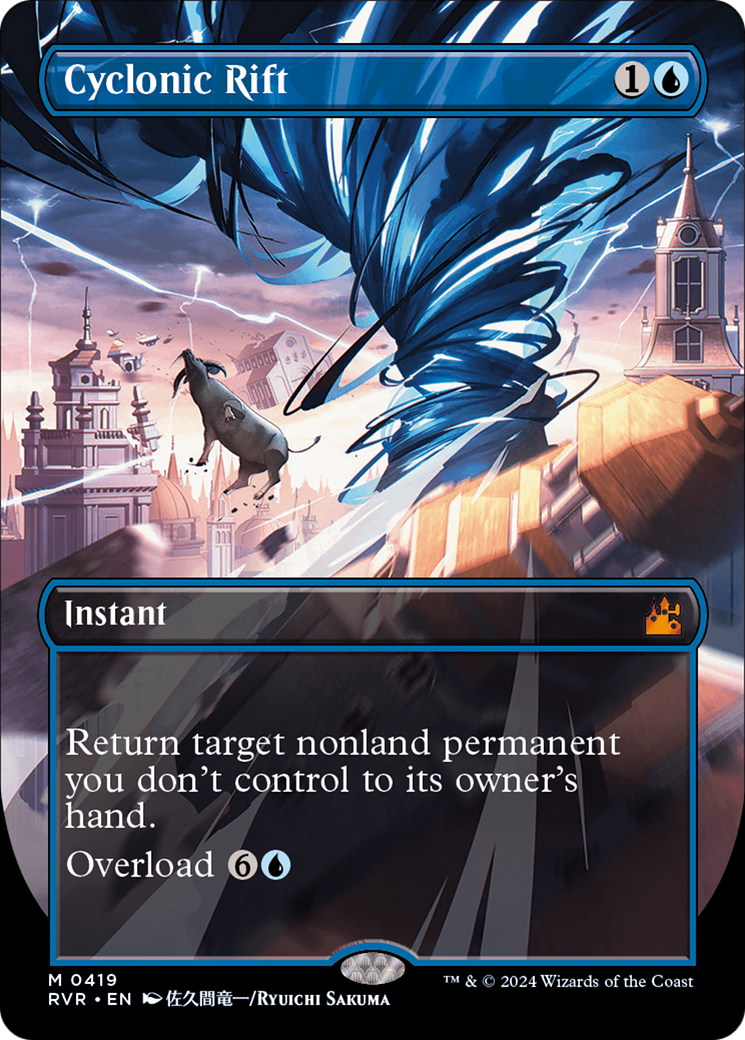 Cyclonic Rift (Anime Borderless) [Ravnica Remastered] - Magic: The Gathering - Card Brawlers | Quebec | Canada |