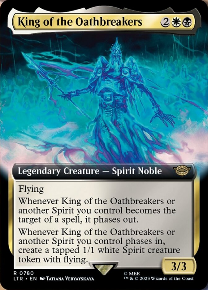 King of the Oathbreakers (Extended Art) (Surge Foil) [The Lord of the Rings: Tales of Middle-Earth] - Magic: The Gathering - Card Brawlers | Quebec | Canada |