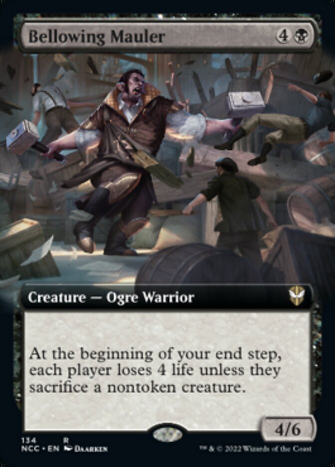 Bellowing Mauler (Extended Art) [Streets of New Capenna Commander] - Magic: The Gathering - Card Brawlers | Quebec | Canada |