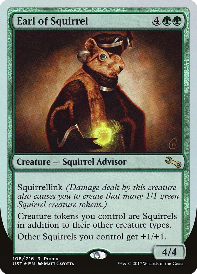 Earl of Squirrel (Draft Weekend) [Unstable Promos] - Magic: The Gathering - Card Brawlers | Quebec | Canada |