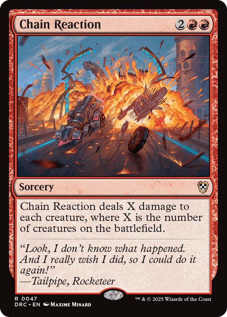 Chain Reaction [Aetherdrift Commander] - Magic: The Gathering - Card Brawlers | Quebec | Canada |