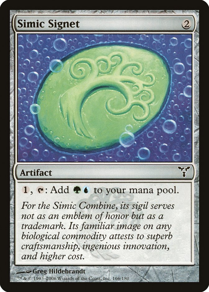 Simic Signet [Dissension] - Magic: The Gathering - Card Brawlers | Quebec | Canada |