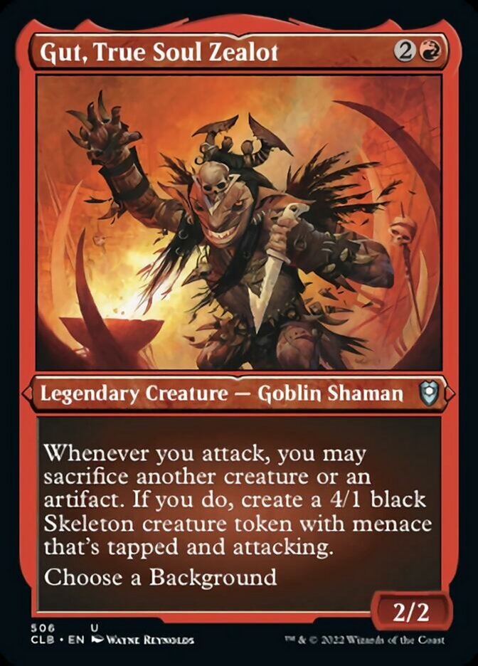 Gut, True Soul Zealot (Foil Etched) [Commander Legends: Battle for Baldur's Gate] - Magic: The Gathering - Card Brawlers | Quebec | Canada |