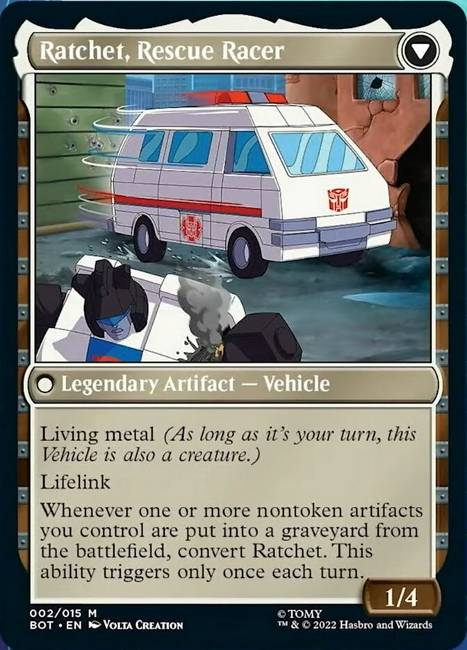 Ratchet, Field Medic // Ratchet, Rescue Racer [Transformers] - Magic: The Gathering - Card Brawlers | Quebec | Canada |