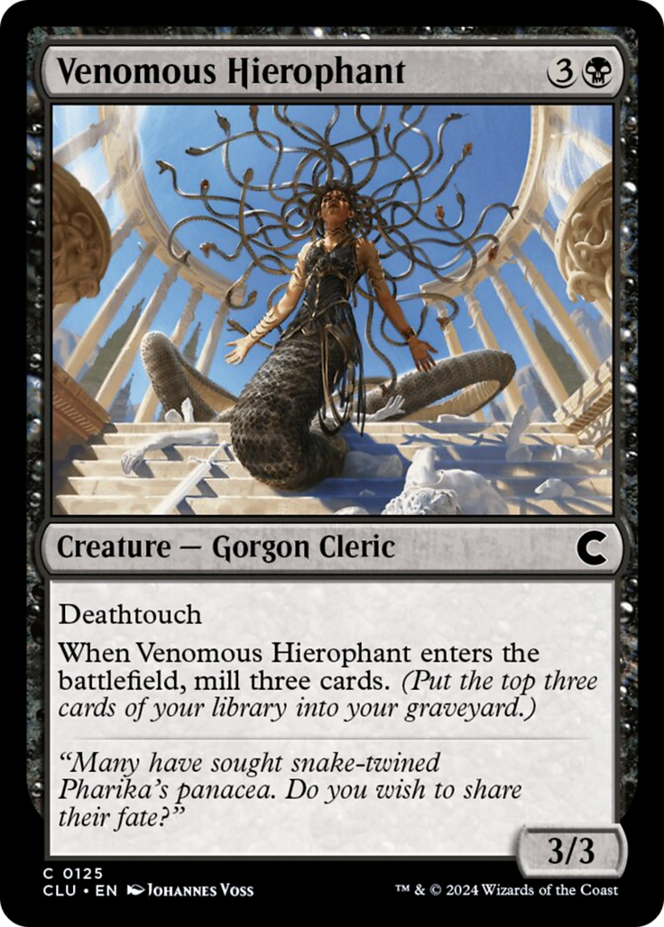 Venomous Hierophant [Ravnica: Clue Edition] - Magic: The Gathering - Card Brawlers | Quebec | Canada |
