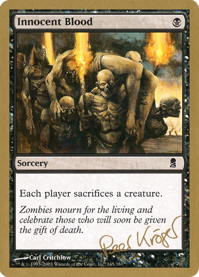 Innocent Blood (Peer Kroger) [World Championship Decks 2003] - Magic: The Gathering - Card Brawlers | Quebec | Canada |