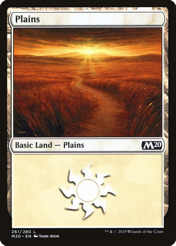 Plains (261) [Core Set 2020] - Magic: The Gathering - Card Brawlers | Quebec | Canada |