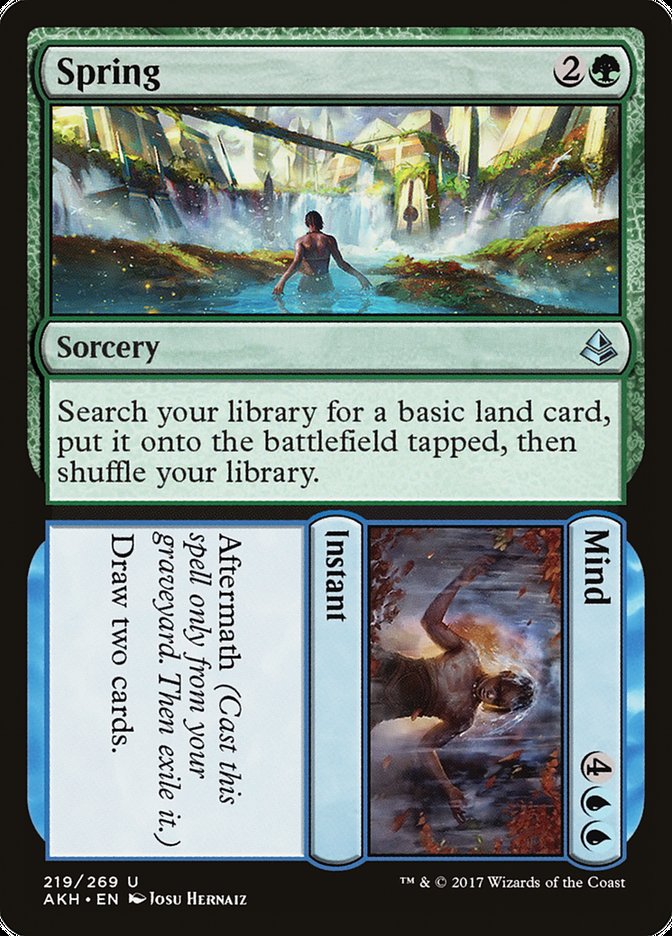 Spring // Mind [Amonkhet] - Magic: The Gathering - Card Brawlers | Quebec | Canada |