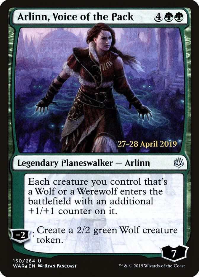 Arlinn, Voice of the Pack [War of the Spark Prerelease Promos] - Magic: The Gathering - Card Brawlers | Quebec | Canada |