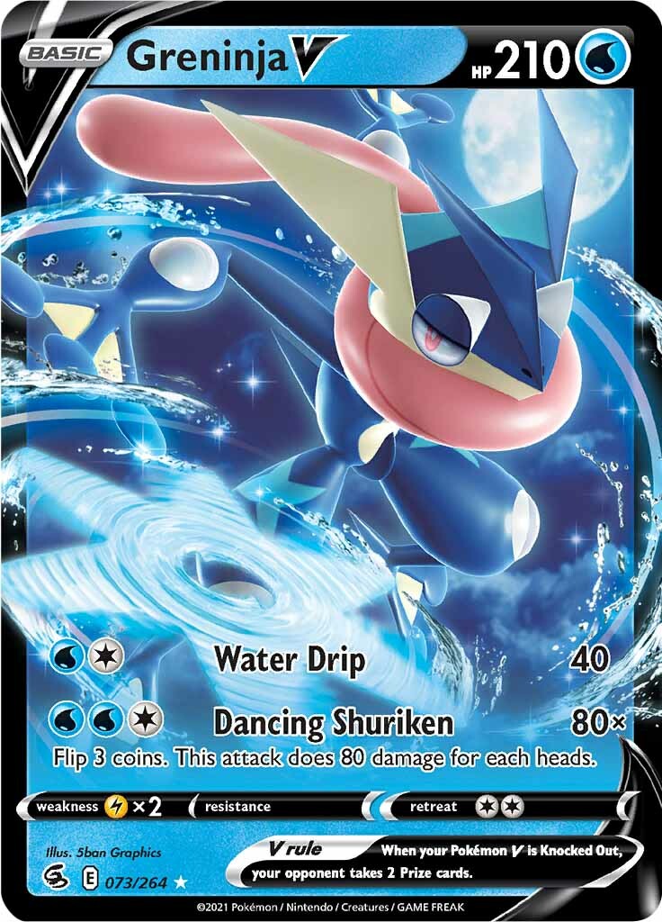 Greninja V (073/264) [Sword & Shield: Fusion Strike] - Pokémon - Card Brawlers | Quebec | Canada |